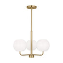 Generation Lighting - GLC1043SB - Three Light Chandelier - Rory - Satin Brass