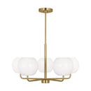 Generation Lighting - GLC1055SB - Five Light Chandelier - Rory - Satin Bronze