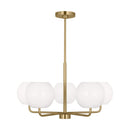 Generation Lighting - GLC1055SB - Five Light Chandelier - Rory - Satin Brass