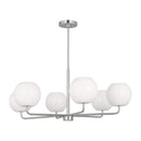 Six Light Chandelier<br /><span style="color:#4AB0CE;">Entrega: 4-10 dias en USA</span><br /><span style="color:#4AB0CE;font-size:60%;">PREGUNTE POR ENTREGA EN PANAMA</span><br />Collection: Rory<br />Finish: Brushed Steel
