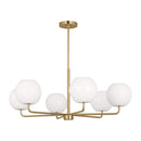 Six Light Chandelier<br /><span style="color:#4AB0CE;">Entrega: 4-10 dias en USA</span><br /><span style="color:#4AB0CE;font-size:60%;">PREGUNTE POR ENTREGA EN PANAMA</span><br />Collection: Rory<br />Finish: Satin Brass