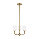 Generation Lighting - GLC1073SB - Three Light Chandelier - Emile - Satin Bronze
