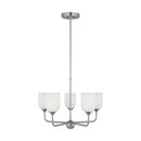 Generation Lighting - GLC1085BS - Five Light Chandelier - Emile - Brushed Steel