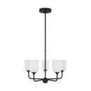 Generation Lighting - GLC1085MBK - Five Light Chandelier - Emile - Midnight Black