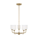 Generation Lighting - GLC1085SB - Five Light Chandelier - Emile - Satin Brass