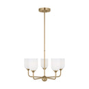 Generation Lighting - GLC1085SB - Five Light Chandelier - Emile - Satin Bronze