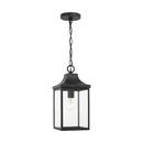 Generation Lighting - GLO1041TXB - One Light Pendant - Say brook - Textured Black