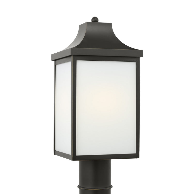 Generation Lighting. - GLO1051ANBZ - One Light Post Mount - Say brook - Antique Bronze