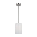 Generation Lighting - GLP1001BS - One Light Mini Pendant - Rhett - Brushed Steel