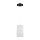 Generation Lighting - GLP1001MBK - One Light Mini Pendant - Rhett - Midnight Black