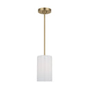 Generation Lighting - GLP1001SB - One Light Mini Pendant - Rhett - Satin Bronze