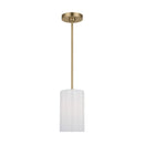 Generation Lighting - GLP1001SB - One Light Mini Pendant - Rhett - Satin Brass