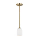 One Light Mini Pendant<br /><span style="color:#4AB0CE;">Entrega: 4-10 dias en USA</span><br /><span style="color:#4AB0CE;font-size:60%;">PREGUNTE POR ENTREGA EN PANAMA</span><br />Collection: Emile<br />Finish: Satin Bronze