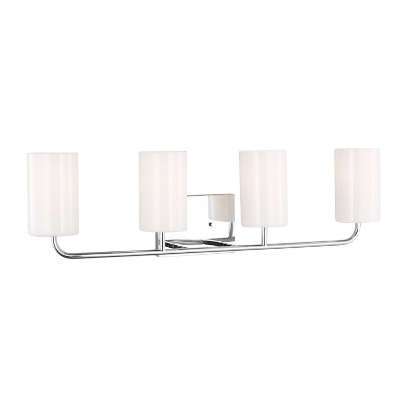 Four Light Vanity<br /><span style="color:#4AB0CE;">Entrega: 4-10 dias en USA</span><br /><span style="color:#4AB0CE;font-size:60%;">PREGUNTE POR ENTREGA EN PANAMA</span><br />Collection: Rhett<br />Finish: Chrome