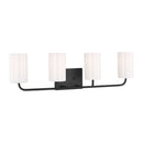 Four Light Vanity<br /><span style="color:#4AB0CE;">Entrega: 4-10 dias en USA</span><br /><span style="color:#4AB0CE;font-size:60%;">PREGUNTE POR ENTREGA EN PANAMA</span><br />Collection: Rhett<br />Finish: Midnight Black