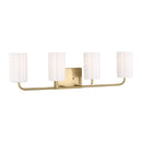 Four Light Vanity<br /><span style="color:#4AB0CE;">Entrega: 4-10 dias en USA</span><br /><span style="color:#4AB0CE;font-size:60%;">PREGUNTE POR ENTREGA EN PANAMA</span><br />Collection: Rhett<br />Finish: Satin Brass