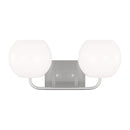 Generation Lighting - GLV1012BS - Two Light Vanity - Rory - Brushed Steel