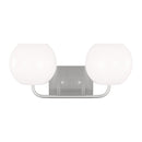 Generation Lighting - GLV1012BS - Two Light Vanity - Rory - Brushed Steel