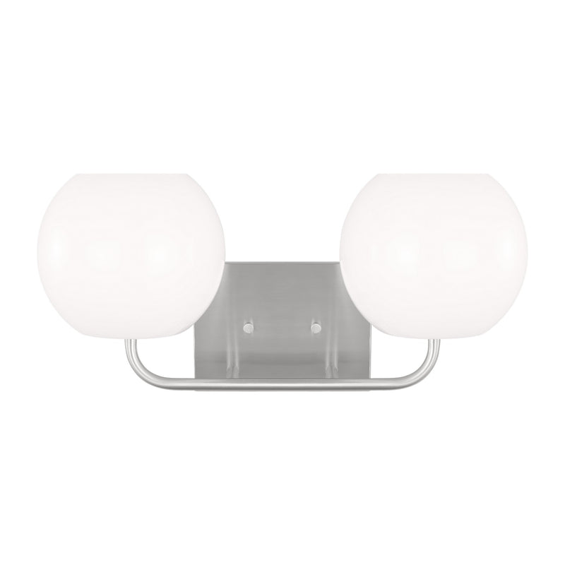 Generation Lighting - GLV1012BS - Two Light Vanity - Rory - Brushed Steel