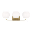 Generation Lighting - GLV1013SB - Three Light Vanity - Rory - Satin Bronze