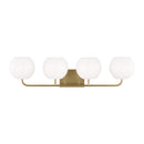 Generation Lighting - GLV1014SB - Four Light Vanity - Rory - Satin Bronze