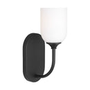 Generation Lighting - GLV1021MBK - One Light Vanity - Emile - Midnight Black