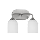 Two Light Vanity<br /><span style="color:#4AB0CE;">Entrega: 16-17 semanas en USA</span><br /><span style="color:#4AB0CE;font-size:60%;">PREGUNTE POR ENTREGA EN PANAMA</span><br />Collection: Emile<br />Finish: Brushed Steel