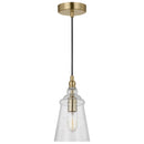 One Light Mini Pendant<br /><span style="color:#4AB0CE;">Entrega: 4-10 dias en USA</span><br /><span style="color:#4AB0CE;font-size:60%;">PREGUNTE POR ENTREGA EN PANAMA</span><br />Collection: Loras<br />Finish: Satin Brass