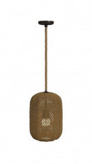Avenue Lighting - HF1005-RP - One Light Pendant - Malibu - Natural Hemp Rope