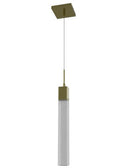 Avenue Lighting - HF1901-1-GL-BB-SNW - LED Pendant - The Original Glacier - Brushed Brass