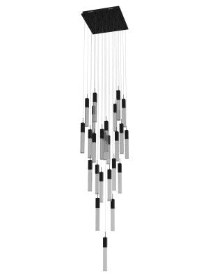 Avenue Lighting - HF1904-25-GL-BK-SNW - LED Pendant - The Original Glacier - Black