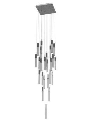 Avenue Lighting - HF1904-25-GL-CH-SNW - 25 Light Pendant - The Original Glacier - Polished Chrome