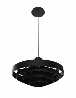 Avenue Lighting - HF1952-BK - One Light Pendant - Newport - Black