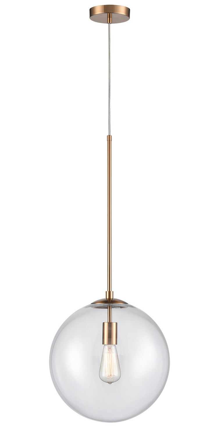 Avenue Lighting - HF4201-AB - One Light Pendant - Delilah - Aged Brass