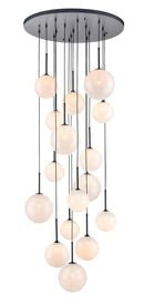 Avenue Lighting - HF4266-BK-WHT - LED Pendant - Delilah - Black