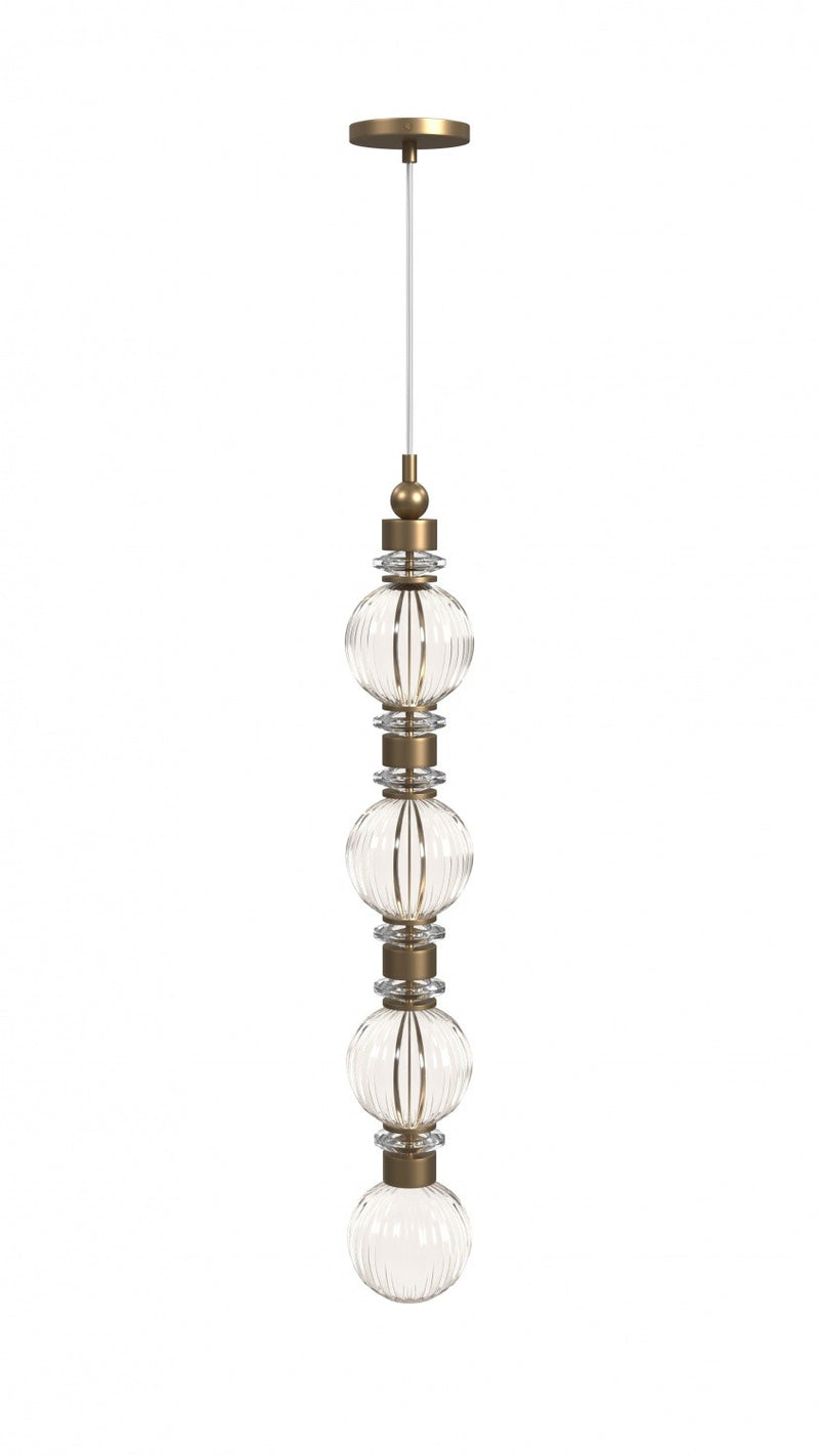 Avenue Lighting - HF7904-AB - LED Pendant - Avra - Aged Brass