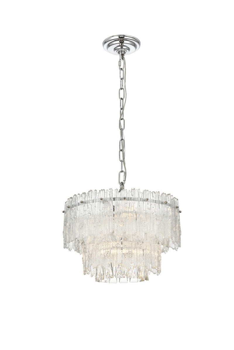 Elegant Lighting - 1780D15C - Four Light Pendant - Emilia - Chrome