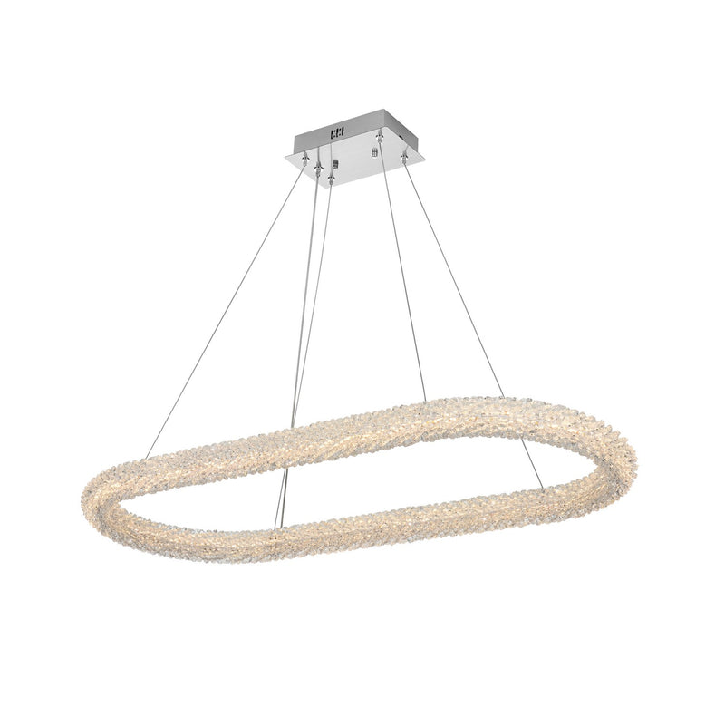 Elegant Lighting - 3800D42L1C - LED Chandelier - Bowen - Chrome