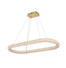 Elegant Lighting - 3800D42L1SG - LED Chandelier - Bowen - Satin Gold