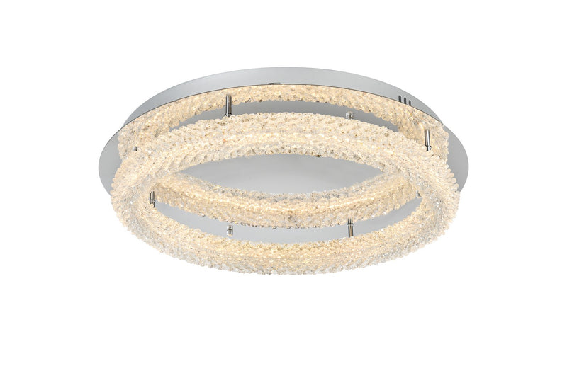 Elegant Lighting - 3800F26C - LED Flush Mount - Bowen - Chrome