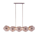 Five Light Island Pendant<br /><span style="color:#4AB0CE;">Entrega: 4-10 dias en USA</span><br /><span style="color:#4AB0CE;font-size:60%;">PREGUNTE POR ENTREGA EN PANAMA</span><br />Collection: Poppy<br />Finish: Pearlized Antique Brass