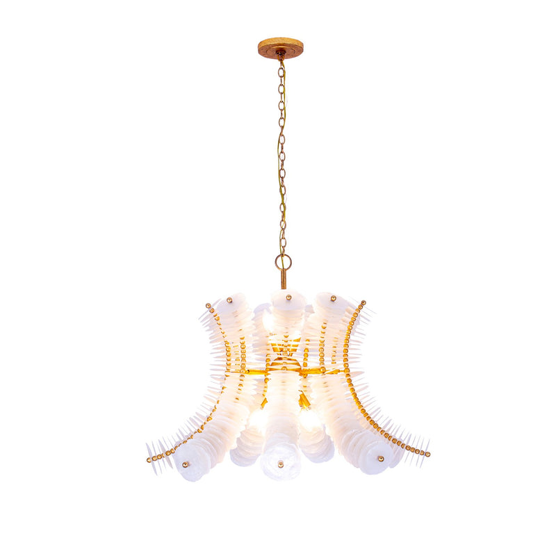 12 Light Pendant<br /><span style="color:#4AB0CE;">Entrega: 4-10 dias en USA</span><br /><span style="color:#4AB0CE;font-size:60%;">PREGUNTE POR ENTREGA EN PANAMA</span><br />Collection: Gossamer<br />Finish: Oxidized Gold Leaf