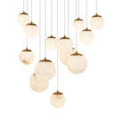 Modern Forms - PD-34413S-AB - LED Pendant - Pisces - Aged Brass