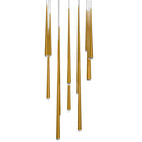 Modern Forms - PD-41713S-AB - LED Pendant - Cascade - Aged Brass