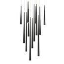 Modern Forms - PD-41813S-BK - LED Pendant - Cascade - Black