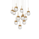 Modern Forms - PD-82013S-AB - LED Pendant - Double Bubble - Aged Brass