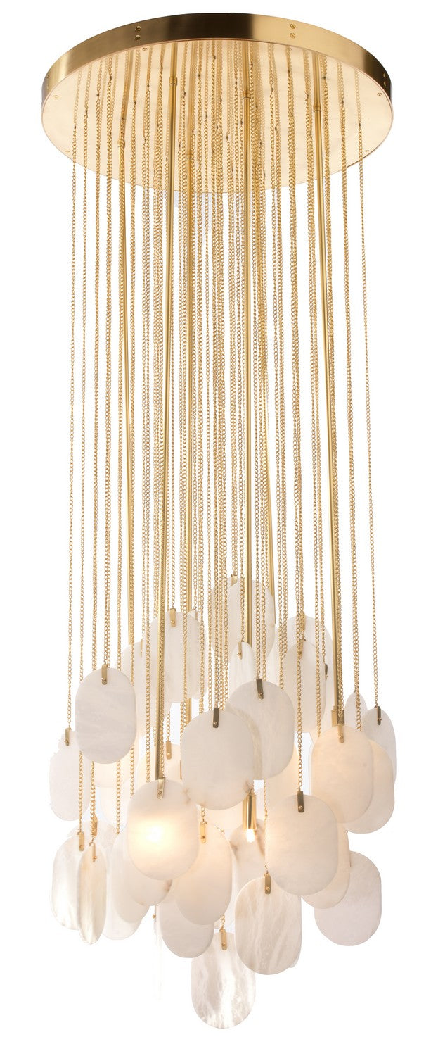 Metropolitan - N9620 - Six Light Pendant - Constaledo - Brass