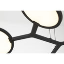 LED Pendant<br /><span style="color:#4AB0CE;">Entrega: 4-10 dias en USA</span><br /><span style="color:#4AB0CE;font-size:60%;">PREGUNTE POR ENTREGA EN PANAMA</span><br />Collection: Bandalore<br />Finish: Coal Black