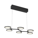 George Kovacs - P1951-66A-L - LED Pendant - Bandalore - Coal Black