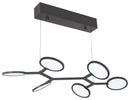 George Kovacs - P1951-66A-L - LED Pendant - Bandalore - Coal Black